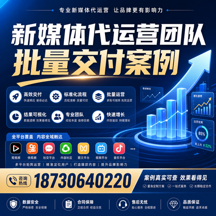 开封代运营公司多客户账号批量高效交付案例